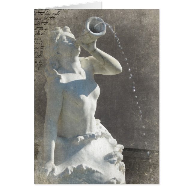 Kansas City Plaza Fontän Hälsningskort (Framsidan)