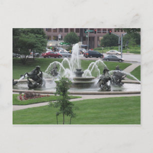 Kansas City Plaza-fontänen Vykort