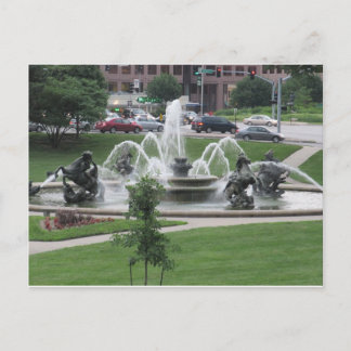Kansas City Plaza-fontänen Vykort