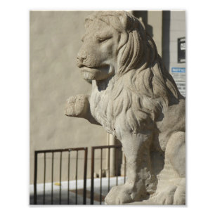 Kansas City Plaza Lejon Statue Fototryck