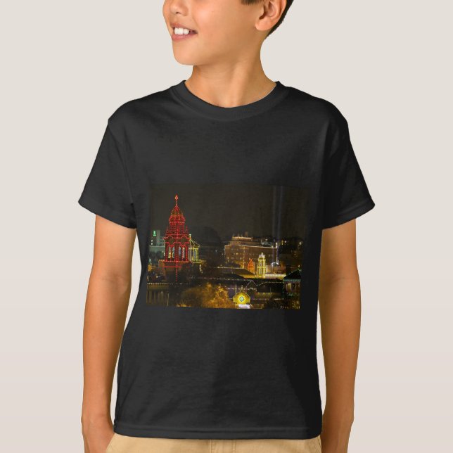 Kansas City Plaza Ljus Tee Shirt (Framsida)