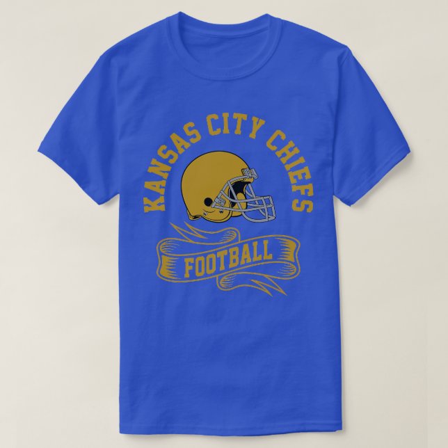 Kansas City Retro Helmet T Shirt (Design framsida)