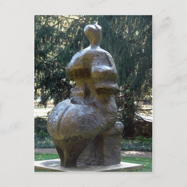 Kansas City Sculpture in Park A Seed Woman Vykort (Framsida)