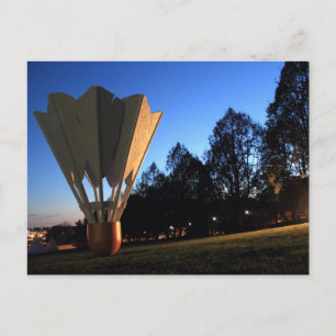 Kansas City Shuttlecock at Dusk Postcard Vykort