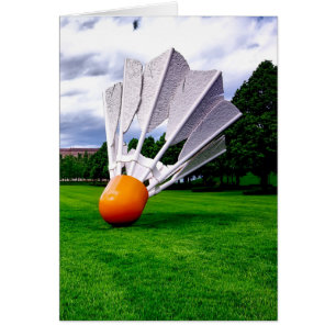Kansas City Shuttlecock Hälsningskort