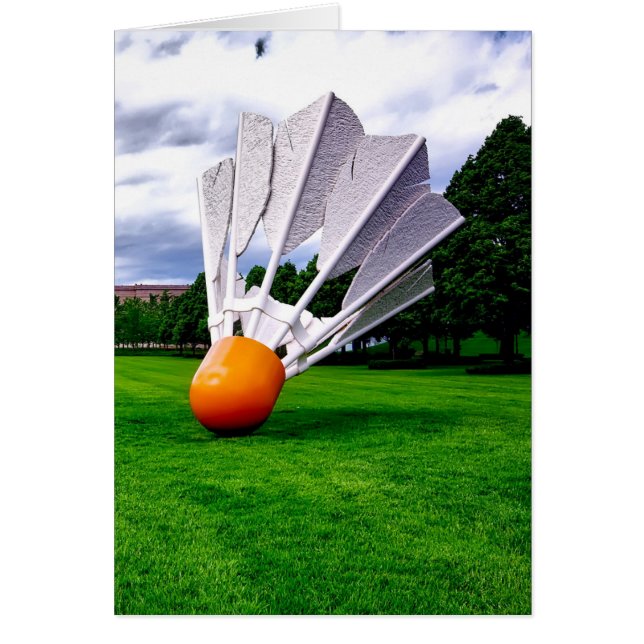 Kansas City Shuttlecock Hälsningskort (Framsidan)