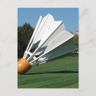 Kansas City Shuttlecock på Gräsmatta Vykort