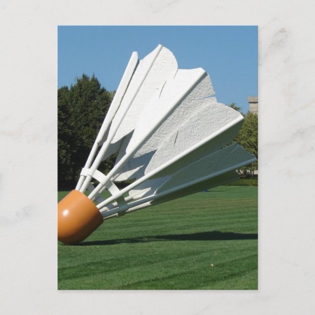 Kansas City Shuttlecock på Gräsmatta Vykort (Framsida)