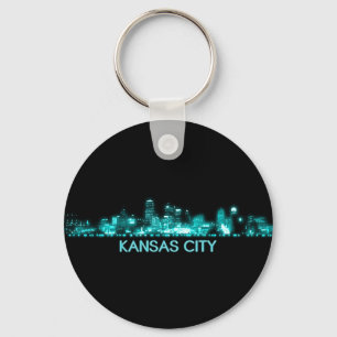 Kansas City Skyline Nyckelring