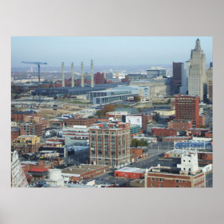 Kansas City Skyline Poster