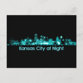 Kansas City Skyline Vykort