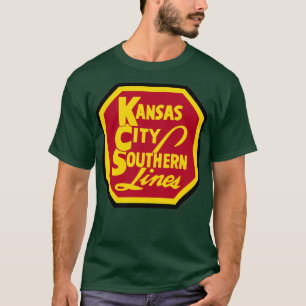 Kansas City Southern Linjer T Shirt