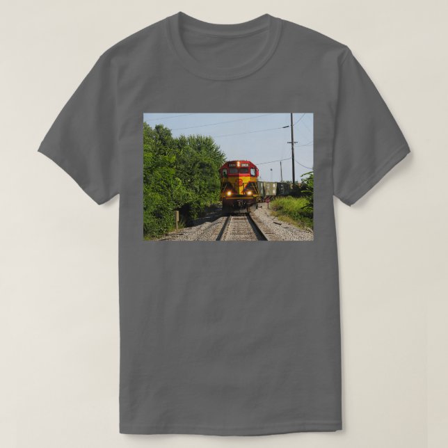 Kansas City Southern Sunrise T Shirt (Design framsida)