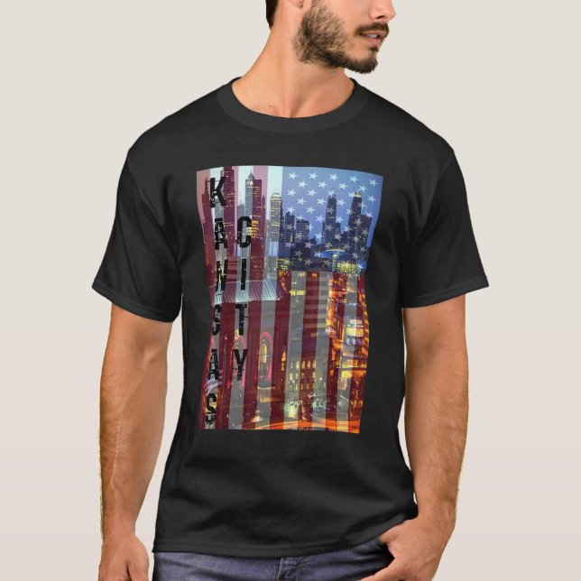 Kansas City Souvenir T Shirt (Framsida)