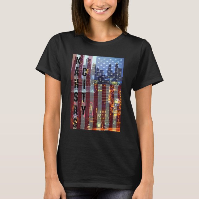 Kansas City Souvenir T Shirt (Framsida)