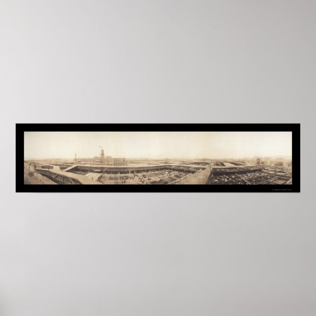 Kansas City StockYards Photo 1909 Poster (Framsidan)