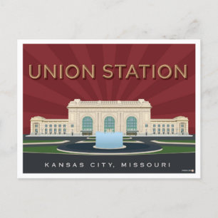 Kansas City Union Station - vykort