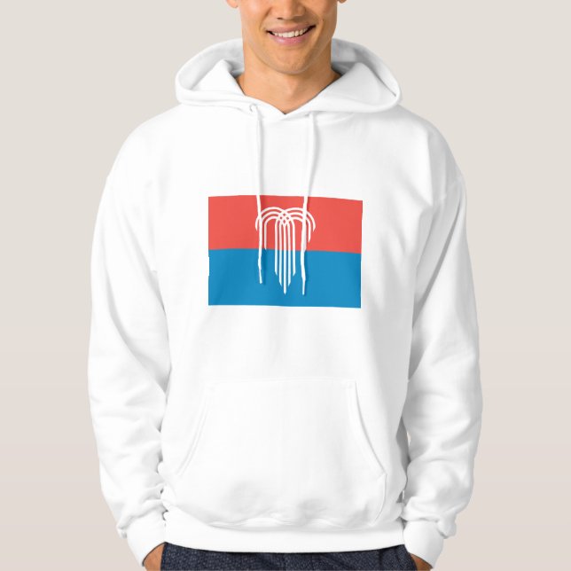 Kansas City, USA, Flagga av sötskjorta Hoodie (Framsida)