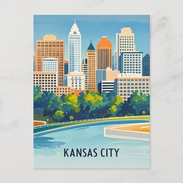 Kansas City Vykort (Framsida)