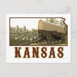 Kansas Covered Wagon Vykort