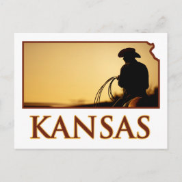 Kansas Cowboy Vykort
