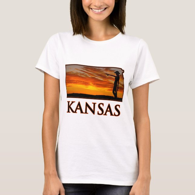 Kansas Cowgirl Tee Shirt (Framsida)