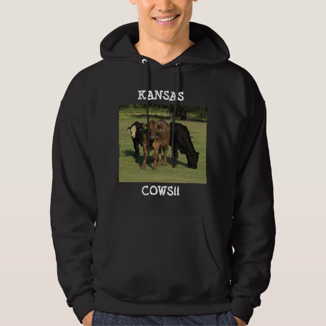 Kansas COWS HOODIE! Hoodie (Framsida)