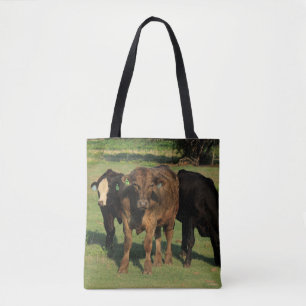 Kansas Cows in a Pastor Tote Bag Tygkasse