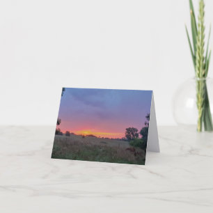 Kansas Dawn Viktigt brevkort Tack Kort