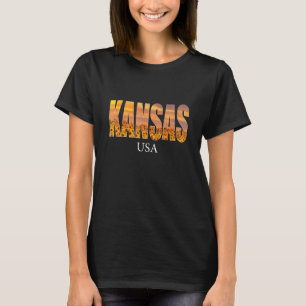 Kansas delstat USA Kansas Vacation Kc Kansas City T Shirt