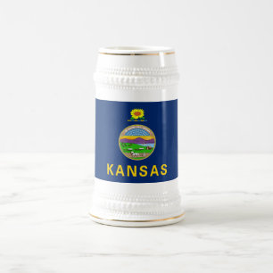 Kansas delstatsflagga sejdel