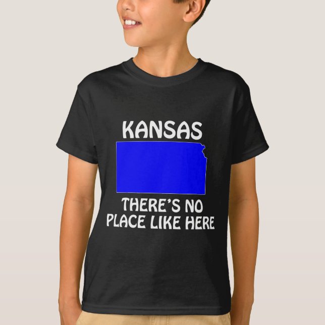 Kansas - Det finns ingen plats som här T-shirt (Framsida)