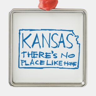 Kansas - det finns inte något ställenågot julgransprydnad metall