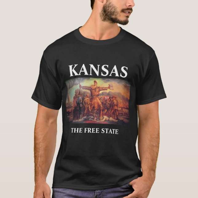 KANSAS - det fritt påstå - presentera tragiskt T Shirt (Framsida)
