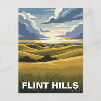 Kansas Flint Hills Travel Vykort