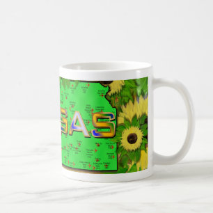 Kansas flygplatsmugg kaffemugg