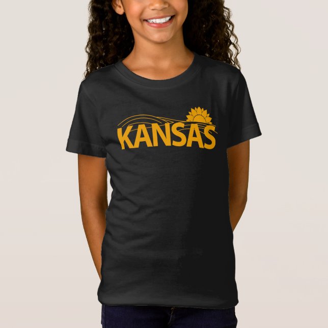 Kansas Förenta staterna T Shirt (Framsida)