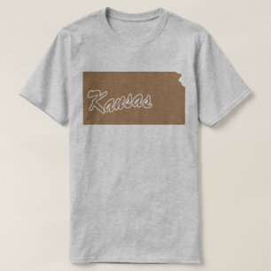 Kansas-formad t-shirt