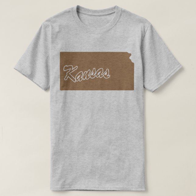 Kansas-formad t-shirt (Design framsida)