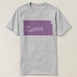 Kansas-formad t-shirt