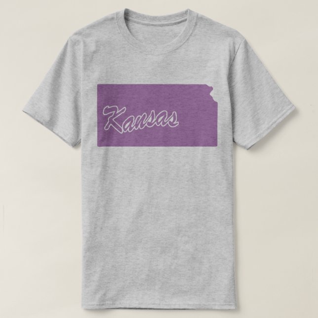 Kansas-formad t-shirt (Design framsida)
