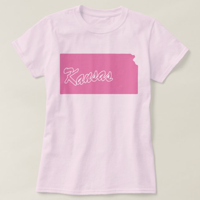 Kansas-formad t-shirt (Design framsida)