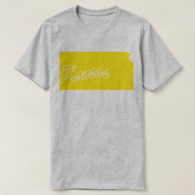 Kansas-formad t-shirt (Design framsida)