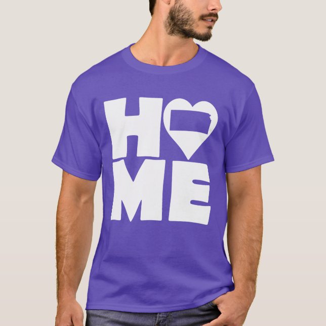 Kansas Home Heart State Tees T-Shirt (Framsida)