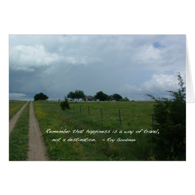 Kansas Homestead Hälsningskort (Framsidan Horizontal)