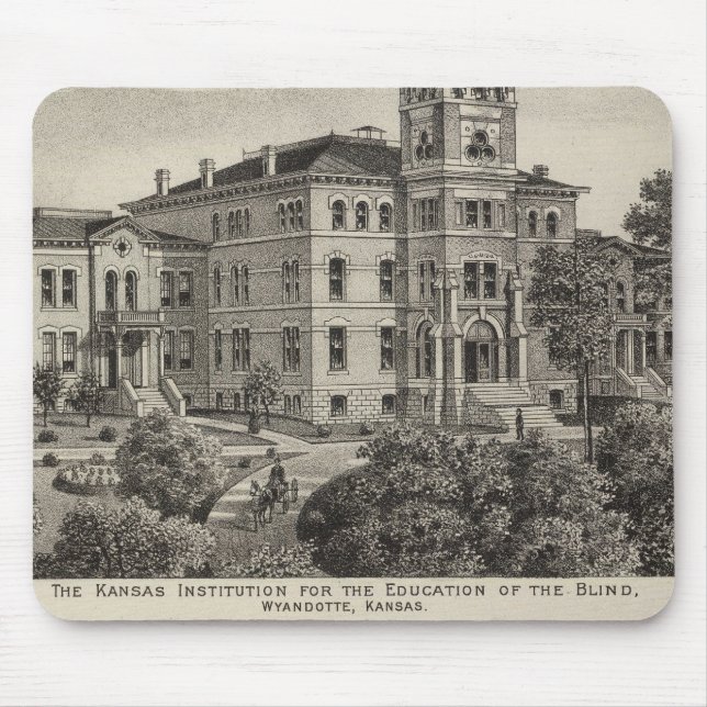 Kansas Institute for Education of the Blind Musmatta (Framsidan)