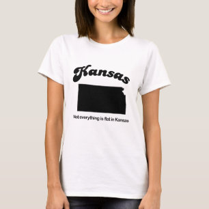 Kansas - inte allt är lägenheten tee shirt