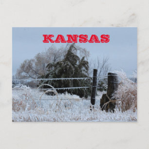Kansas-Isigens stängsel, vykort