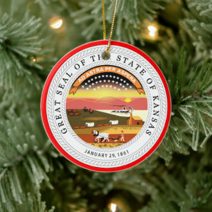 Kansas* Jul Ornament