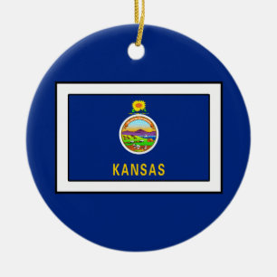Kansas Julgransprydnad Keramik